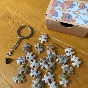 3D-palapelin palat on muovia