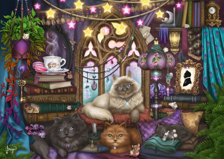 Schmidt 1000p Cats and Sofa