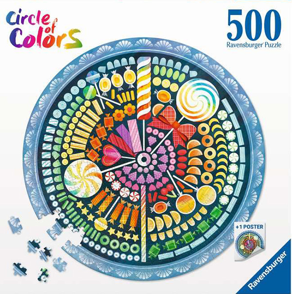 Ravensburger 500p Circle of Colours - Candy