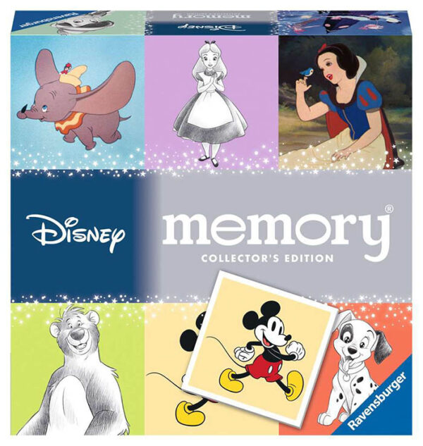 Ravensburger Disney muistipeli Memory Collector's Edition tuo yhteen klassisen muistipelin ja rakastetut Disney-hahmot.
