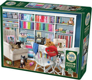 Sewing room palapeli 1000 palaa on kanadalaisen Cobble Hillin valmistama ompeluaiheinen palapeli. Ompeluhuoneen on kuvittanut Robert Giordano. Kuvassa kankaat on aseteltu hienoon järjestykseen, joten palapeliä on kiva koota ja tutkia yksityiskohtia