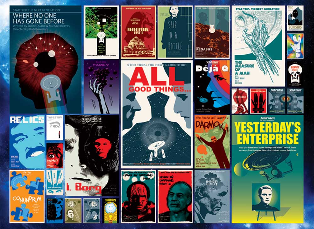 Cobble Hill 1000p Star Trek: Next Generation Episodes - Image 2