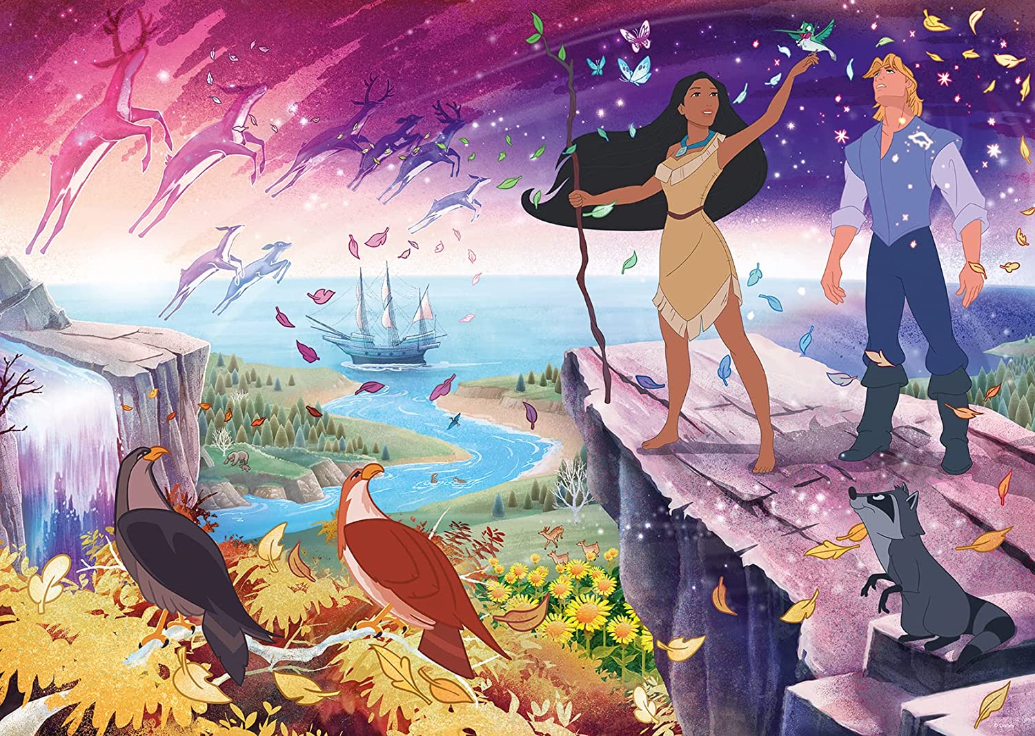 Pocahontas palapeli 1000 palaa on Ravensburgerin Disney-palapeli.