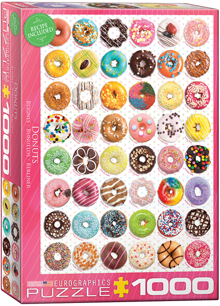 Eurographics Donuts palapeli 1000 palaa