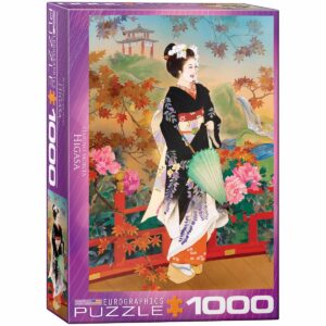 Higasa palapeli 1000 palaa on Haruyota Moritan kuvittama geisha-palapeli, jonka valmistaa Eurographics.