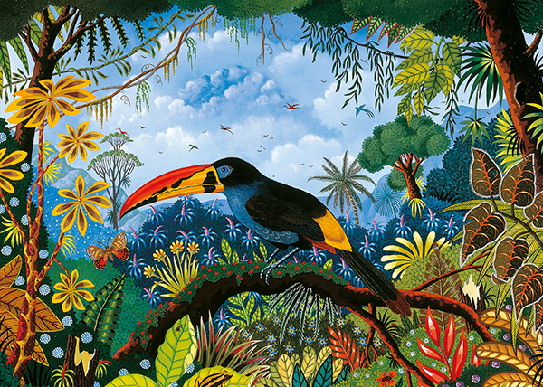 Pieces & Peace 1000p Toucan Bleu