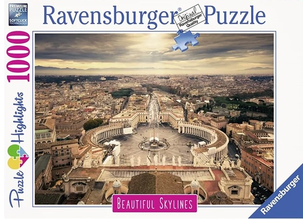 Rome-palapeli on kaupunkipalapeli ja maisemapalapeli, jonka matkassa pääset Italiaan, Roomaan. Valmiin palapelin koko 70 x 50 cm.