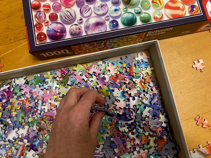 palapeliä tehdessä kannattaa pitää välillä pieniä taukoja vaikka ei malttaisikaan