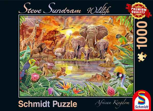 Wildlife palapeli 1000 palaa on Steve Sundramin kuvittama palapeli, jossa Afrikan eläimet esittäytyvät: norsut, kirahvit, leijonaperhe, virtahevot ja muut Afrikassa elävät villieläimet.