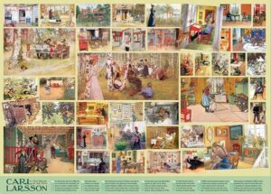 Carl Larsson palapeli on Cobble Hillin 1000 palan palapeli.