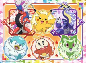 Ravensburger Pokémon Scarlet & Violet Legends palapeli 100 XXL palaa.