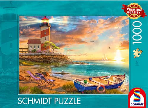 Schmidt 1000p Sunset over lighthouse bay - Image 2