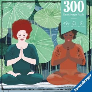 Jooga palapeli 300 palaa on Ravensburgerin aikuisten palapeli, jonka ääressä on helppo rauhoittua.  Jooga palapeli (Yoga) sopii myös lahjaksi hänelle, joka haluaa kokeilla palapelaamista.