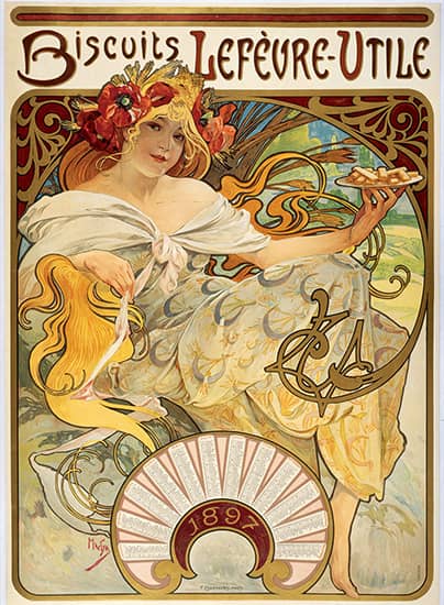 Biscuits Lefevre-Utile palapeli on Bluebirdin 1000-palainen taidepalapeli, jonka kuvassa Alfons Muchan teos vuodelta 1897.