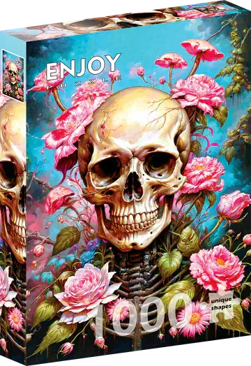 Garden Skeleton palapeli on Enjoyn 1000-palainen, jonka kuvassa pääkallo on ruusujen keskellä. Enjoyn palat eivät kiillä, ja palat ovat yksilölliset ja menevät vain omille paikoilleen.