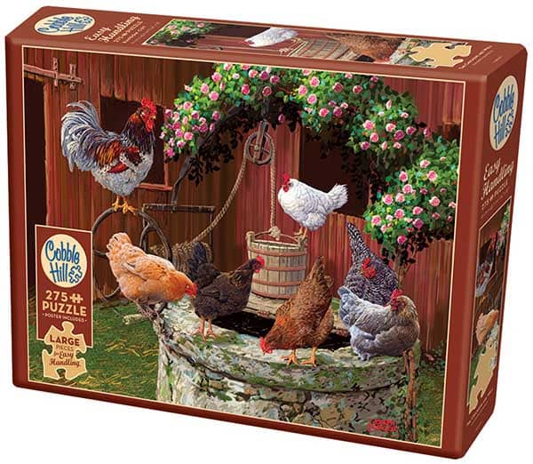 Kanat palapeli (The Chicken are Well) on kanadalaisen Cobble Hillin 275-palainen maatila-aihe, jonka kuvass kukko ja kuusi eri väristä kanaa ulkoilevat punamultamaalilla maalatun ladon seinustalla. Kanat-palapelissä on normaalia suuremmat palat, joten sen kokoaminen sujuu myös vaikka kokoamiskokemusta on vasta vähän.