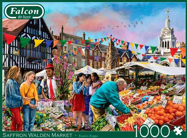 Saffron Walden Market palapeli 1000 palaa on brittiläisen Falconin syksyn 2024 uutuus.