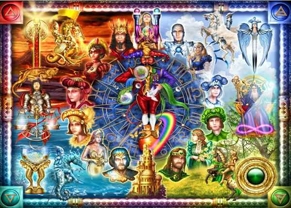 Tarot of dreams palapeli 500 palaa on Ciro Marchettin mystiikkaan ja ennustamiseen liittyvä palapelikuvitus.