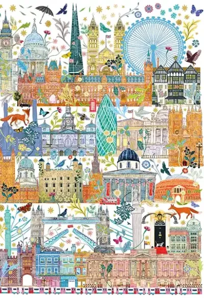 London skyline palapeli 1000 palaa on brittiläisen Gibsonsin Lontoo-aiheinen palapeli.
