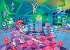 Magnolia Missing Piece palapeli 1000 palaa vie jännittävään tehtävään, jossa tarkoin vartioitu hukassa oleva palapelin pala aiotaan pelastaa lasikuvun alta. Magnolia palapelit.