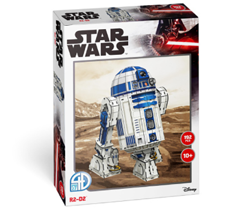 Star Wars R2D2 3D-palapeli on Disney-palapeli, jossa on 192 palaa. Kokoa oma tarkka kopio Star Wars -sarjan suosikkirobotti R2D2:sta.