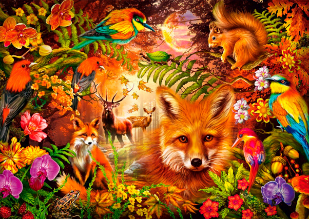 Schmidt 1000p Flowers, fur and feathers - Image 2