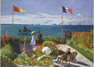 Garden at Sainte-Adresse palapeli 1000 palaa on Claude Monet'n maalaus, jonka hän maalasi Sainte-Andressessa.