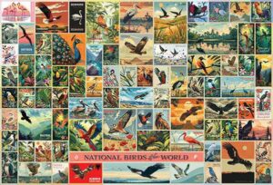 Cobble Hill National Birds of the World palapeli 2000 palaa on kanadalaisen Cobble Hillin valmistama lintu-aiheinen palapeli.