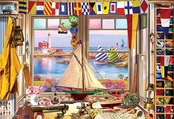 Lighthouse palapeli 550 palaa peltirasiassa on kanadalaisen Eurographics Puzzlesin majakka-aiheinen palapeli.