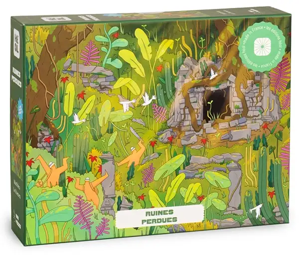 Heol Lost Ruins -palapeli 1000 palaa on Les Éditions Heol -palapelimerkin piirrosmainen palapeli. Kuvittaja Matthieu Le Hoenen vie sinut kuvituksessaan tutkimaan raunioita keskelle viidakkoa.