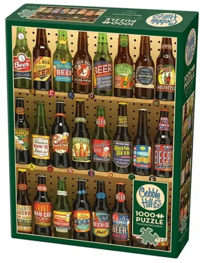 Beer Collection palapeli 1000 palaa on kanadalaisen Cobble Hillin valmistama olut-aiheinen palapeli.