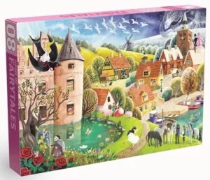 Penny Puzzle Home of Fairytales palapeli 1000 palaa on tanskalaisen palapelimerkki Penny Puzzlen valmistama kunnianosoitus kirjailija Christian Andersenille ja hänen saduilleen.