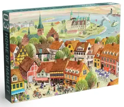 Penny Puzzle Home of Hamlet palapeli 1000 palaa on tanskalaisen palapelimerkki Penny Puzzlen valmistama. Palapelin mukana pääset matkaamaan Ruotsiin Helsingøriin.