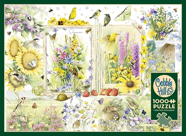 Nature Journal Summer palapeli 1000 palaa on kanadalaisen Cobble Hillin valmistama luontoaiheinen kesäpalapeli.