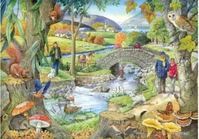 Riverside Walk palapeli 250 palaa on on brittiläisen House of Puzzles (HOP) valmistama luontoaiheinen palapeli.