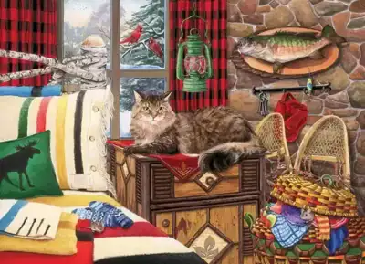Lodge Cat palapeli 1000 palaa on kanadalaisen Cobble Hillin valmistama kissapalapeli.