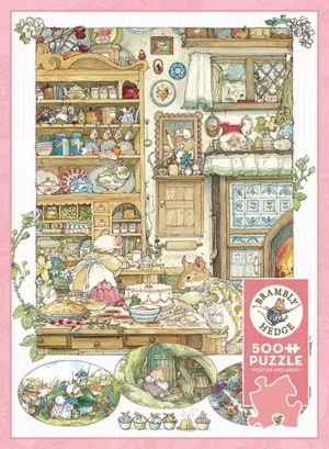 Brambly Hedge Picnic Preparations palapeli 500 palaa on kanadalaisen Cobble Hillin valmistama maalaishiiri-aiheinen palapeli.