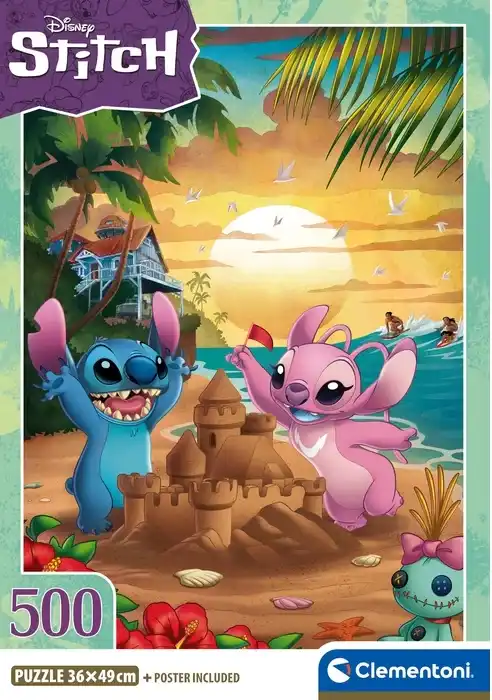 Disney Stitch, Clementoni 500 palaa - Image 2