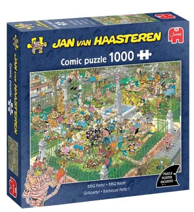 Jan van Haasteren BBQ Party palapeli 1000 palaa huumoripalapeli