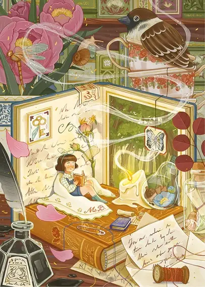 Sto Puzzle Paper Dreams palapeli 1000 palaa vie paperisten unelmien äärelle. Valmistaja italialainen Sto Puzzle.