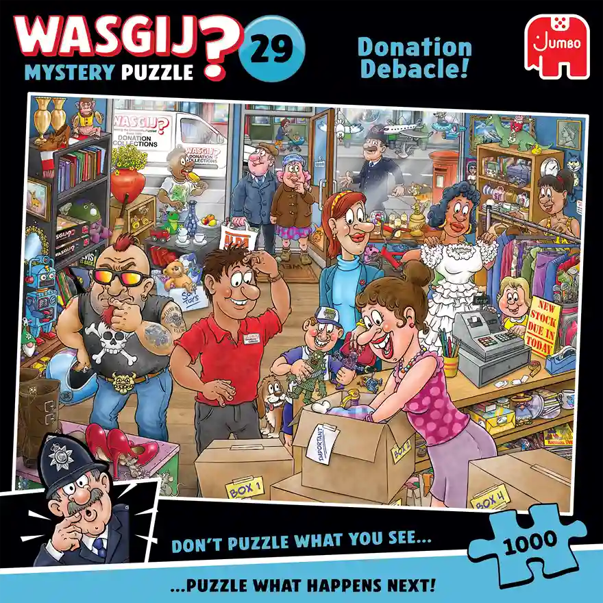 Wasgij Mystery 29 Donation Debacle! – 1000 palan mysteeripalapeli