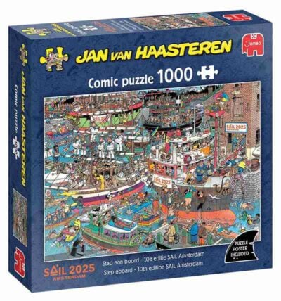 Jan van Haasteren Step aboard palapeli 1000 palaa 10th edition SAIL Amsterdam.