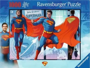 Ravensburger Last Son of Krypton palapeli 1000 palaa on Ravensburgerin kesän 2025 uutuus, jossa Teräsmies eli Superman-palapeli