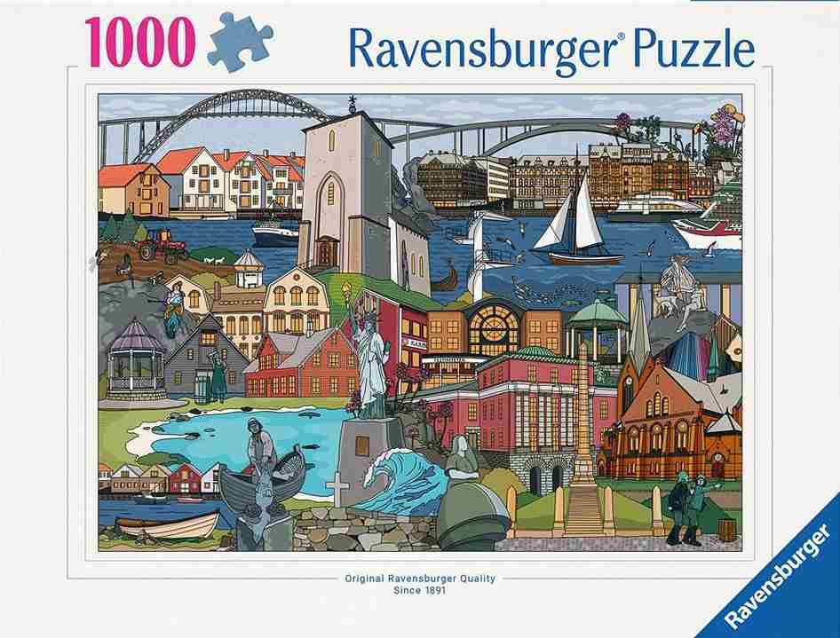 Ravensburger Norway Karmoy Haugesund 1000 palaa - Image 2