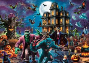 Halloween night palapeli 1000 palaa on saksalaisen Schmidtin halloween-palapeli.