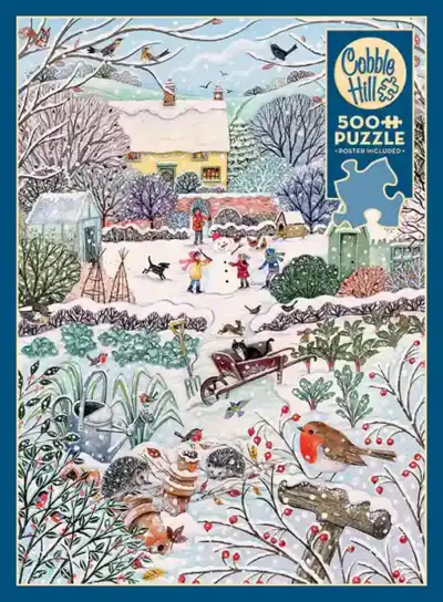 Cobble Hill Winter Holidays palapeli 500 palaa on kanadalaisen Cobble Hillin valmistama talvinen maisemapalapeli. 