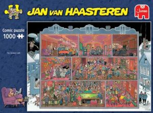 Jan van Haasteren Grand Cafe palapeli 1000 palaa on Haasterenin kahvila-palapeli