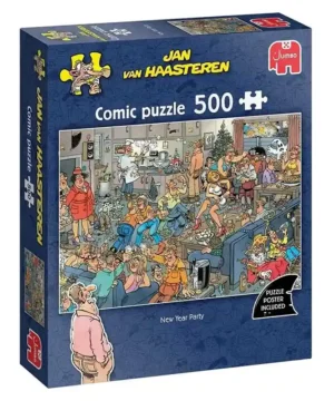 Jan van Haasteren New Year Party on 500 palan palapeli huumori palapeli