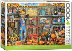 Harvest Time palapeli 1000 palaa on Eurographicsin puutarhavaja-aiheinenpalapeli.