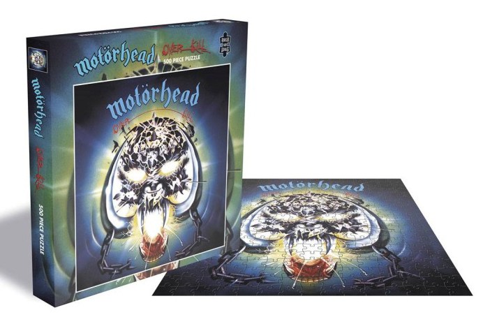 Motörhead Overkill palapeli 500 palaa on kuva Motörheadin levyn kannesta. 500 palan musiikki palapeli